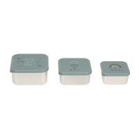 Little Pea Laessig_Snackbox Stainless_Garden Explorer, Green_line